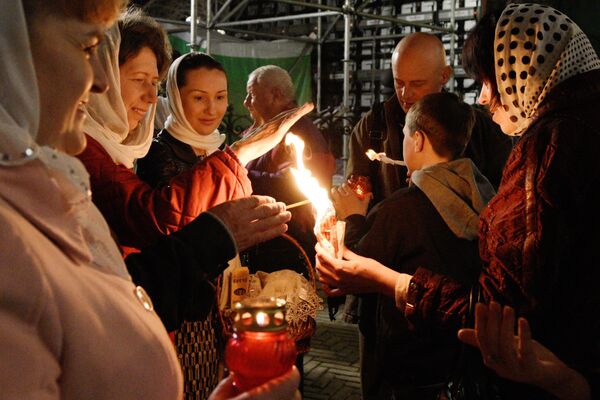 Празднование православной Пасхи на Украине