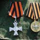 Гергиевский крест ДНР № 001 и медаль за оброны Славянска Гергиевский крест ДНР № 001 и медаль за оброны Славянска