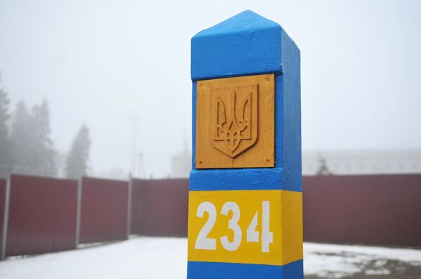 Украинская пограничная застава Сянки в Львовской области