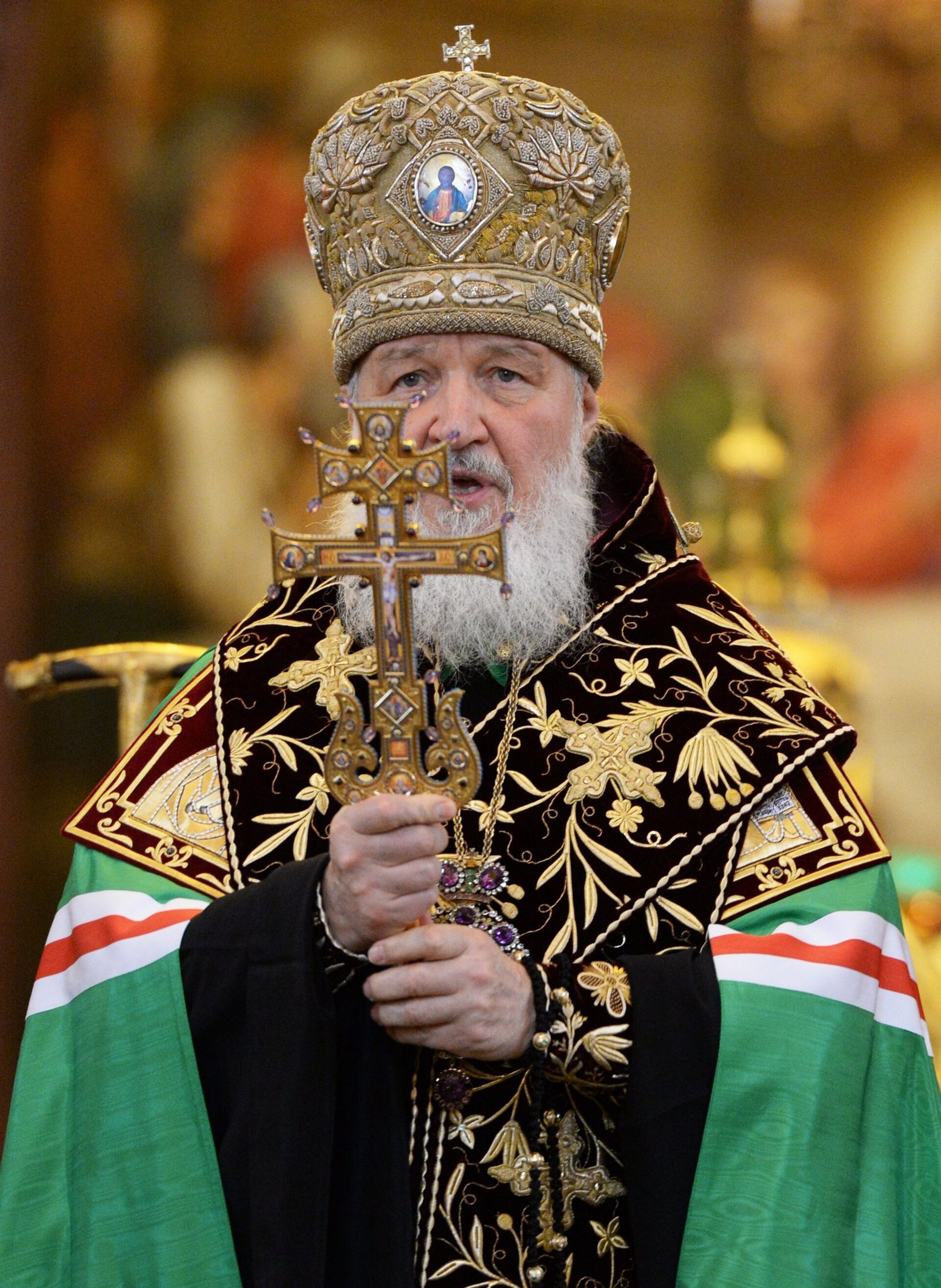 Патриарх Кирилл совершил литургию в день своей интронизации - РИА Новости, 1920, 26.05.2022