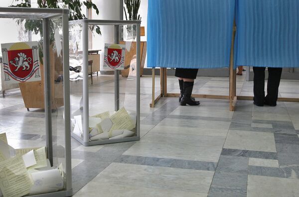 Референдум о статусе Крыма в Симферополе