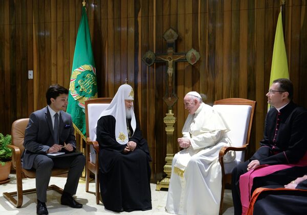 Встреча патриарха Московского и всея Руси Кирилла с папой римским Франциском