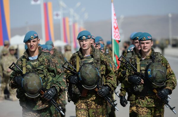 Учения Коллективных миротворческих сил ОДКБ Нерушимое братство-2015