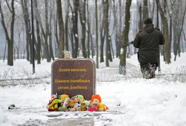 Аллея ангелов на донбассе картинки