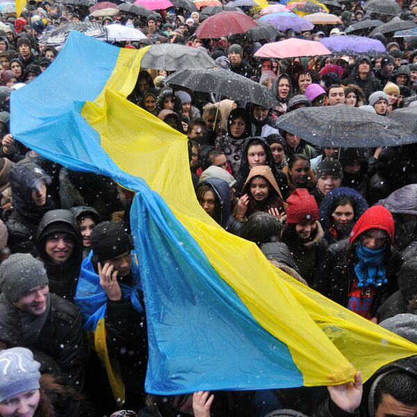 Митинг за евроинтеграцию Украины