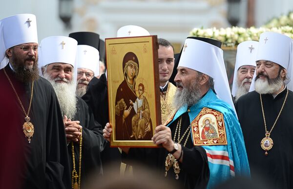 Интронизация нового предстоятеля Украинской православной церкви Московского патриархата