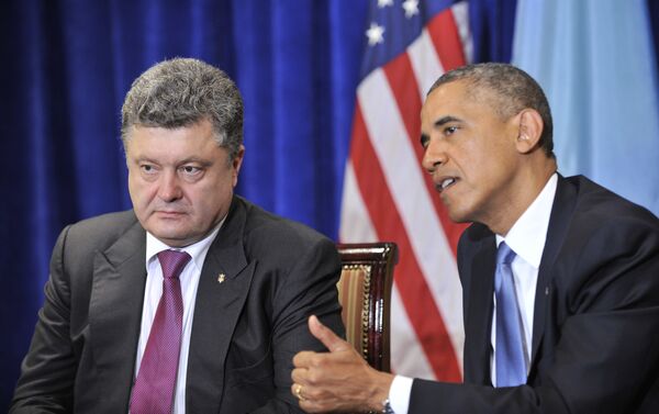 Б.Обама встретился с П.Порошенко Б.Обама встретился с П.Порошенко