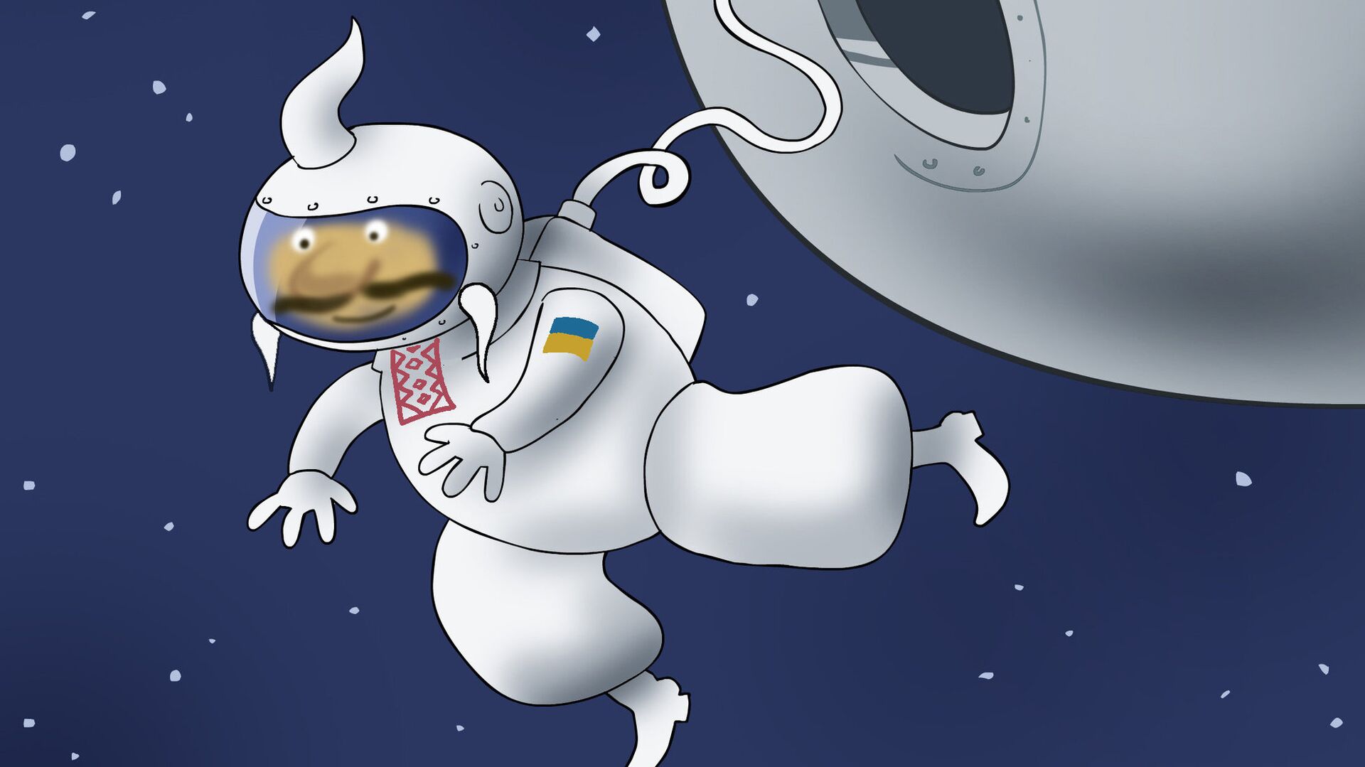Украинский космонавт на МКC - РИА Новости, 1920, 02.01.2022