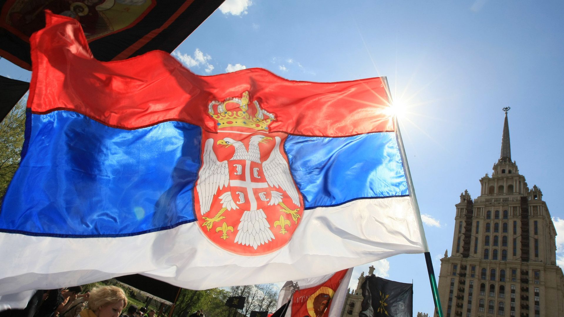 Сербский марш в поддержку территориальной целостности Сербии Сербский марш в поддержку территориальной целостности Сербии - РИА Новости, 1920, 11.08.2026