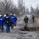 Замглава миссии ОБСЕ на Украине А. Хуг посетил район обстрелов на Ясиноватской развилке