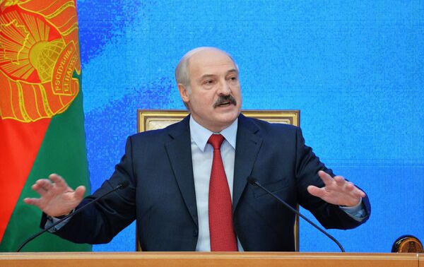 Пресс-конференция президента Белорусии Александра Лукашенко