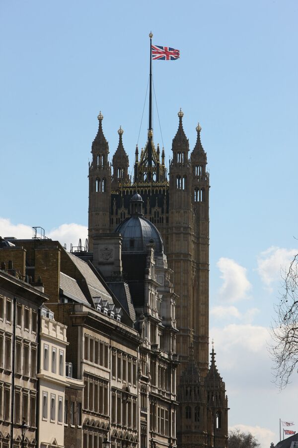 Вид на здание парламента в Лондоне