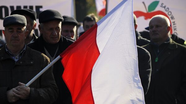 Акция протеста фермеров и садоводов Польши прошла в Варшаве