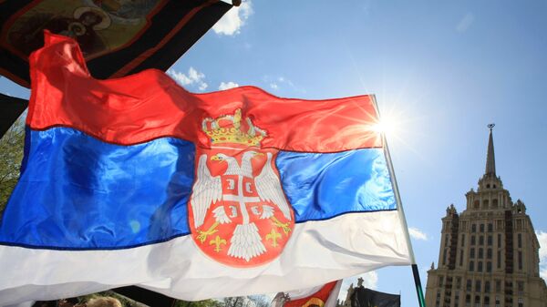 Сербский марш в поддержку территориальной целостности Сербии