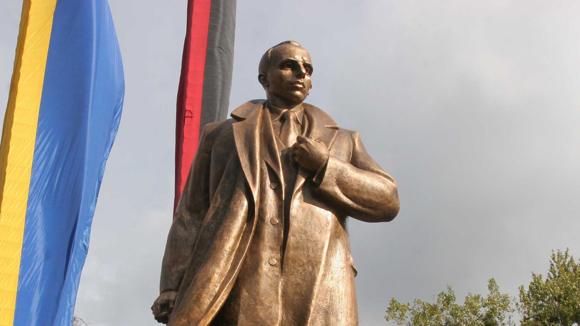 Открытие памятника С. Бандере во Львове - РИА Новости, 1920, 05.08.2022
