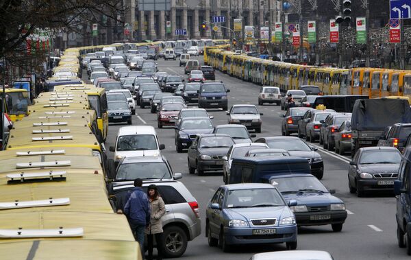 Частные перевозчики приостановили работу киевских маршрутных такси