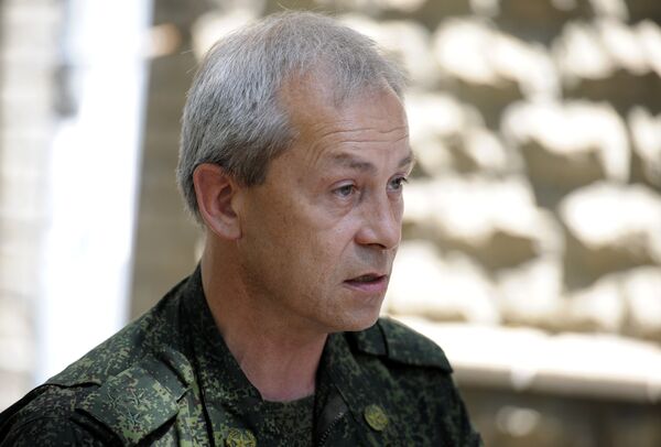 Заместитель командующего штабом ополчения Донецкой народной республики Эдуард Басурин