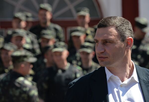 Виталий Кличко посетил одну из воинских частей национальной гвардии