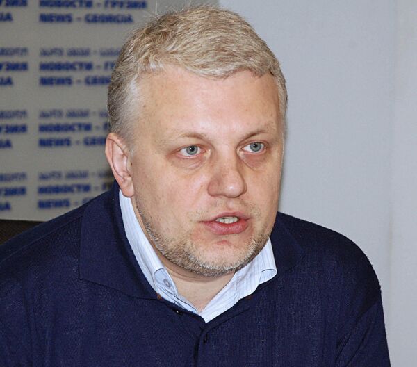 Российский тележурналист Павел Григорьевич Шеремет в Грузии