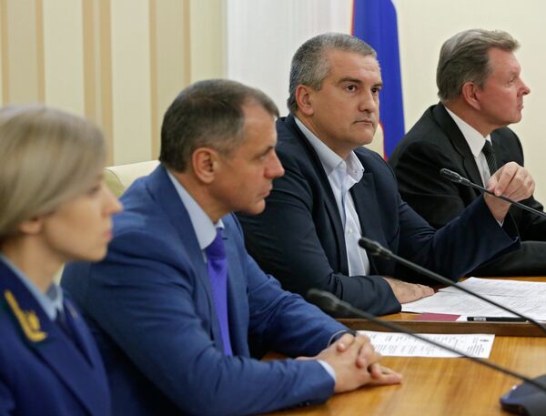 Заседание Совета министров Крыма