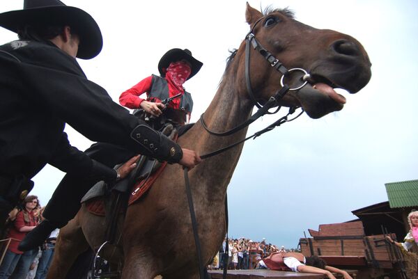 Ежегодный ковбойский фестиваль Wild Western Festival прошел в Можайске