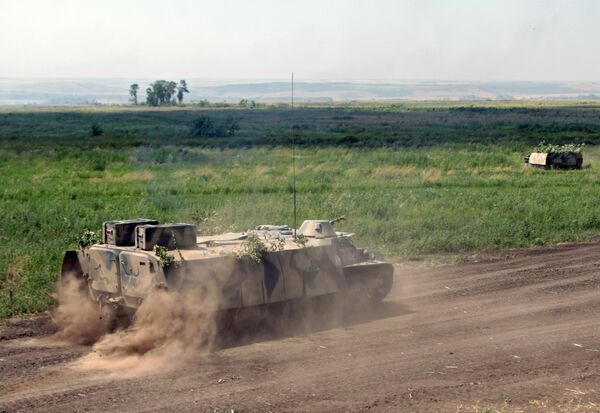 Военные учения в ДНР