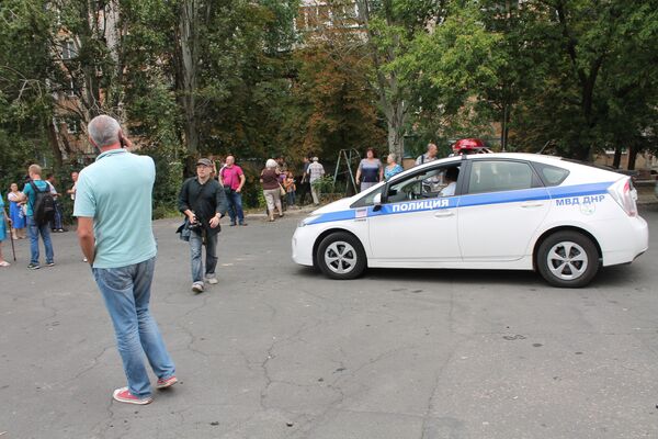 В центре Донецка произошел взрыв