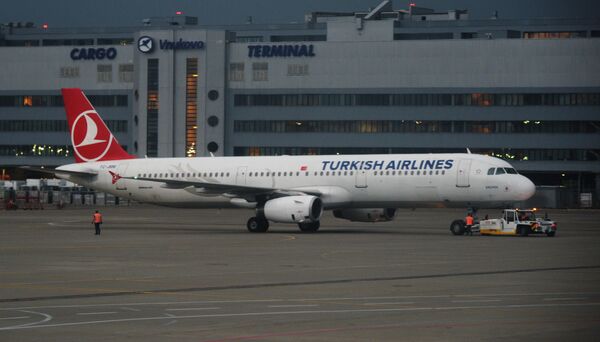 Самолет авиакомпании Turkish Airlines
