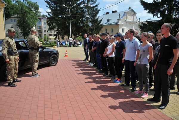 Министр внутренних дел Украины А.Аваков посетил центр подготовки патрульных полицейских во Львове Министр внутренних дел Украины А.Аваков посетил центр подготовки патрульных полицейских во Львове