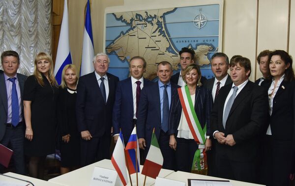 Визит итальянской делегации в Крым