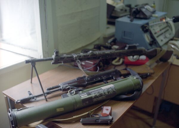Оружие, конфискованное во время Осетино-ингушского конфликта