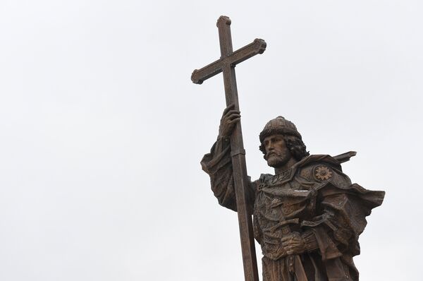 Открытие памятника князю Владимиру на Боровицкой площади