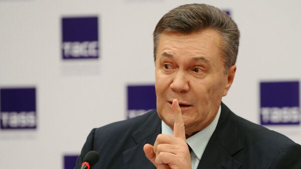 Пресс-конференция экс-президента Украины В. Януковича в Ростове-на-Дону