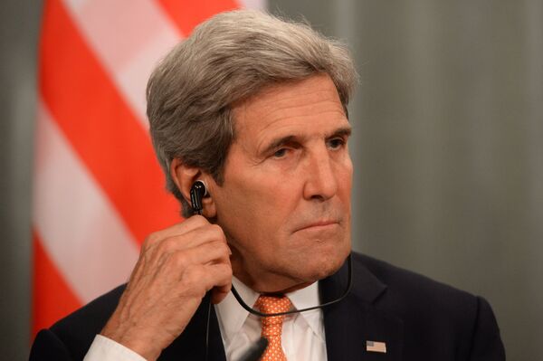 Встреча главы МИД РФ С. Лаврова с Госсекретарем США Дж.Керри