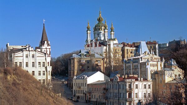 Улица Андреевский спуск в Киеве Улица Андреевский спуск в Киеве