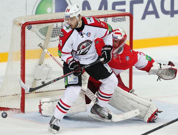 Хоккей. КХЛ. Матч Спартак - Донбасс Хоккей. КХЛ. Матч Спартак - Донбасс