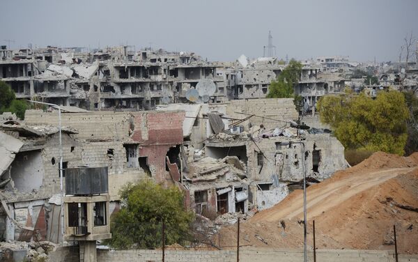 Ситуация в Дамаске в районе Джобар