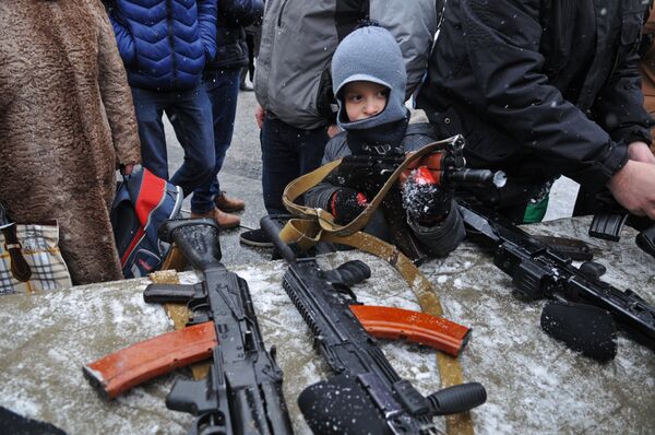 Празднование 25-й годовщины Вооруженных сил Украины во Львове Празднование 25-й годовщины Вооруженных сил Украины во Львове