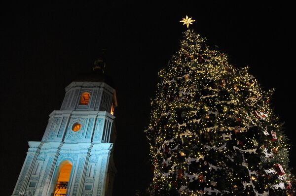 Празднование дня святого Николая в Киеве