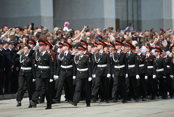 Парад кадетов в Москве