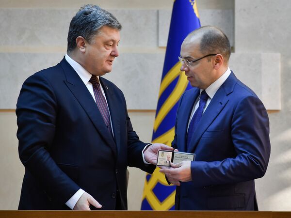Президент Петр Порошенко представил Максима Степанова в должности председателя Одесской ОГА