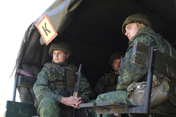 Ситуация в районе пропускного пункта Станица Луганская в Донбассе