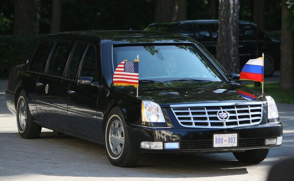 Автомобиль президента США Барака Обамы