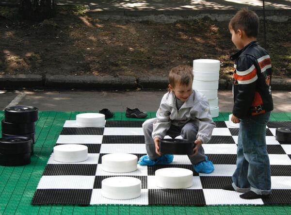Шахматно-шашечный турнир в парке Сокольники