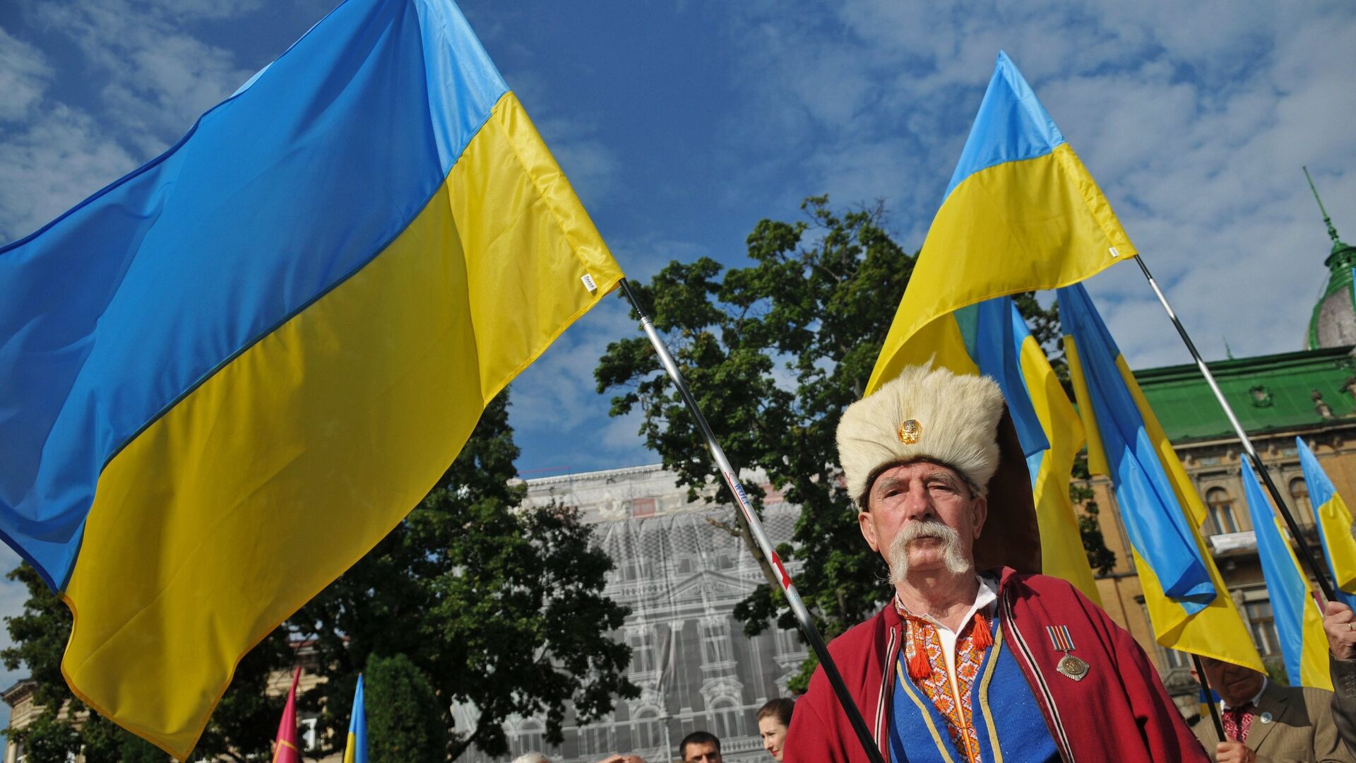 Военный парад по случаю 25-летней годовщины со Дня Независимости Украины - РИА Новости, 1920, 01.03.2023