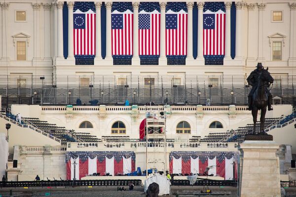 Подготовка к инаугурации президента США Д. Трампа в Вашингтоне