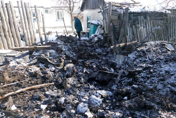 Последствия обстрелов в Донецкой области