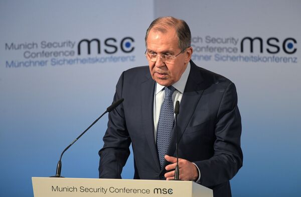 Министр иностранных дел РФ С. Лавров на 53-й Мюнхенской конференции по безопасности