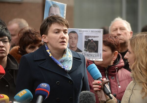 Брифинг Н. Савченко в Киеве Брифинг Н. Савченко в Киеве