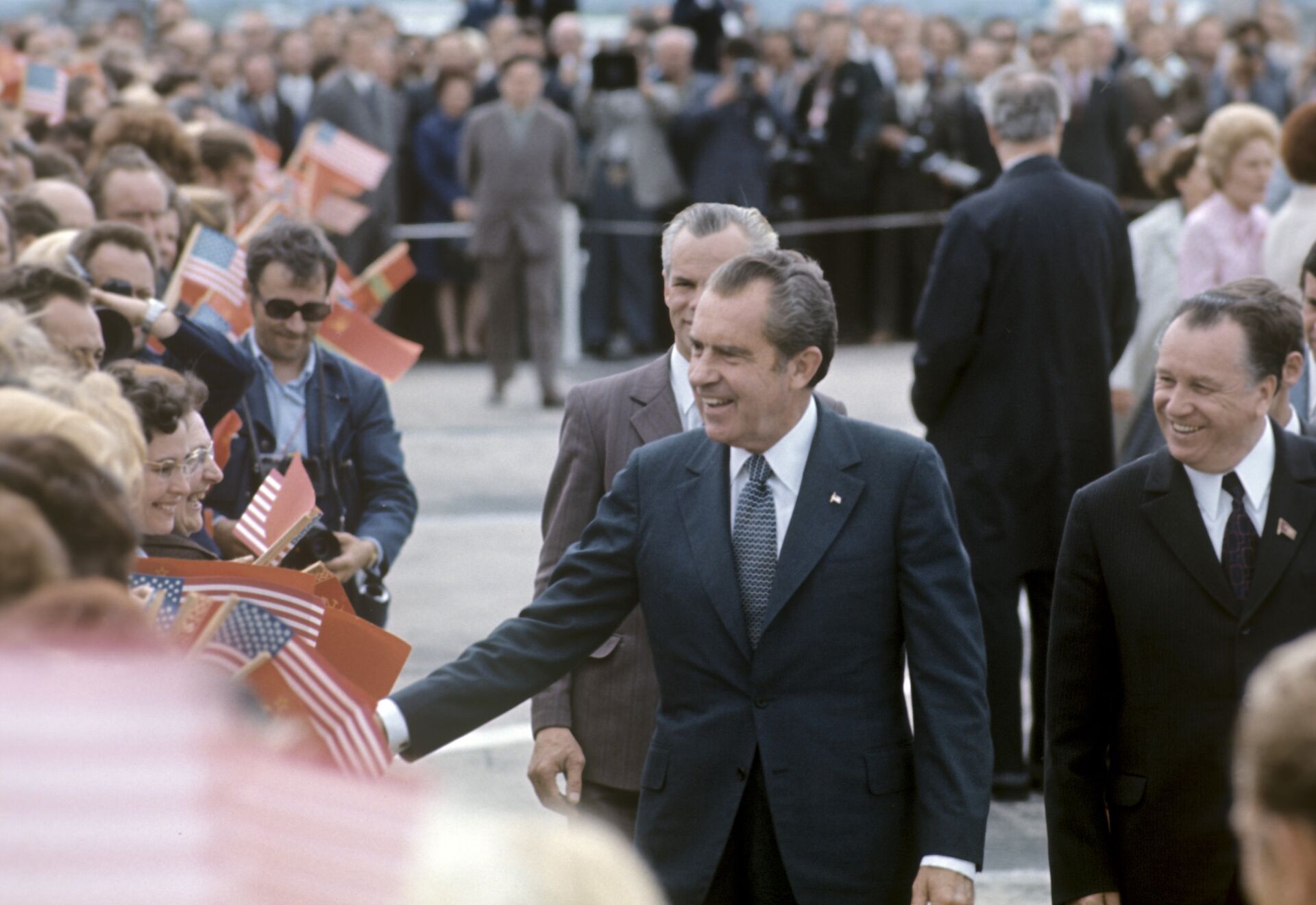 Визит Президента США Ричарда Никсона в СССР - РИА Новости, 1920, 02.11.2025